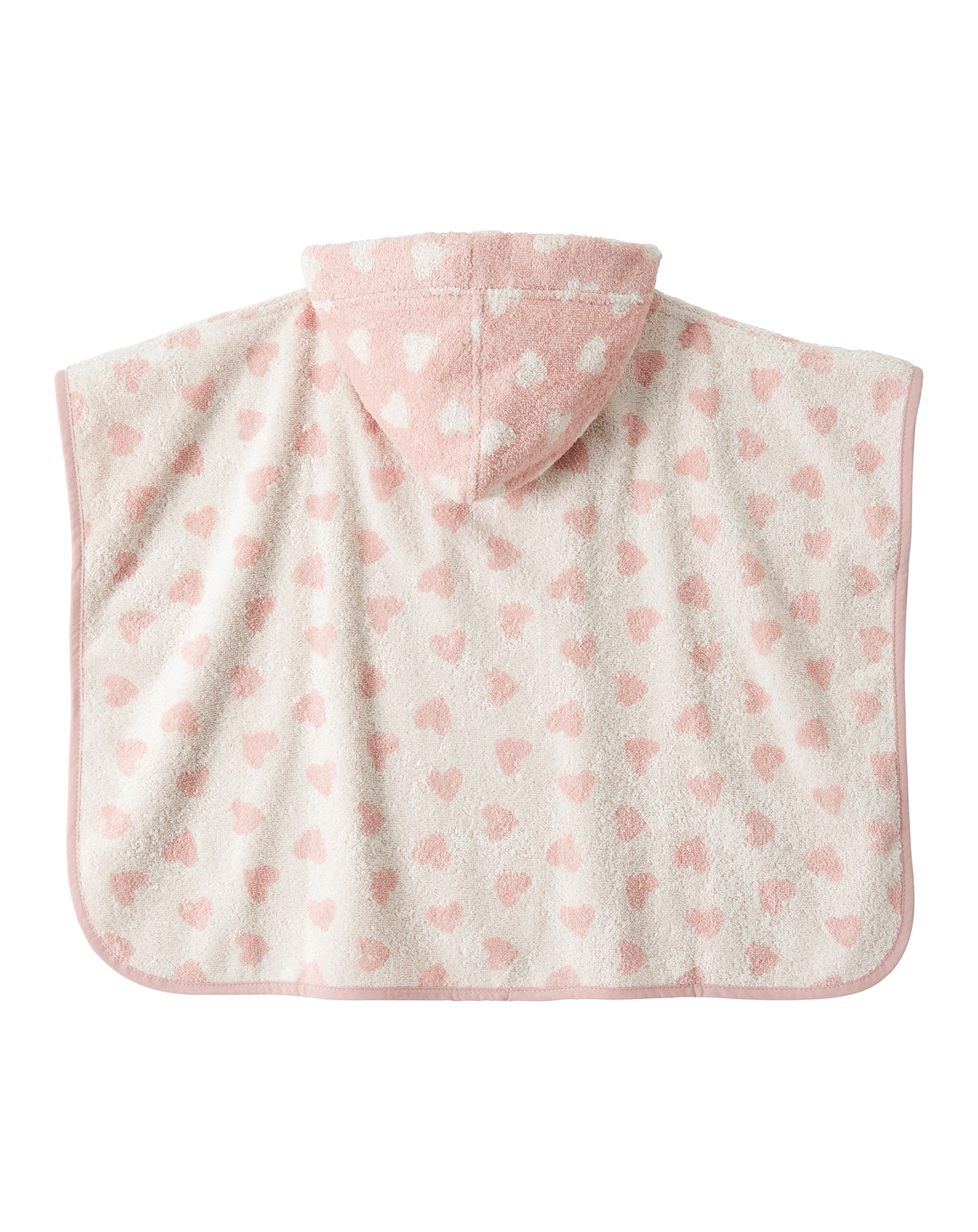 Badeponcho EMMI GIRL HERZEN in zartrosa