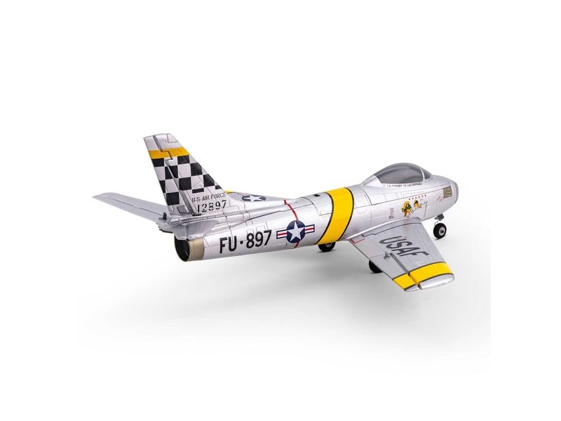 E-flite Impeller Jet UMX F-86 Sabre 30 mm EDF, 442 mm BNF B Kleines F-86 Flugmodell mit 442 mm Spannweite und 30 mm Impeller