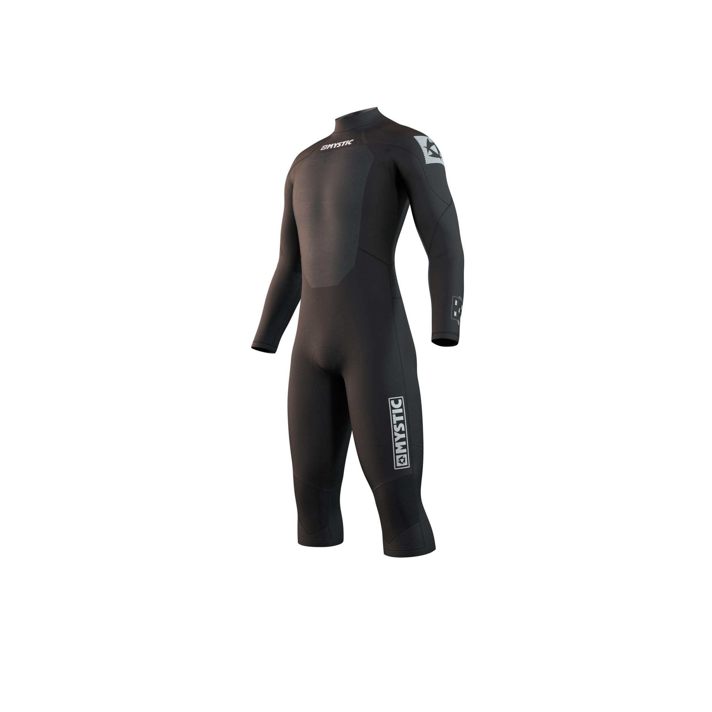 Mystic Brand Longarm Shortleg 3/2mm Bzip Flatlock Black