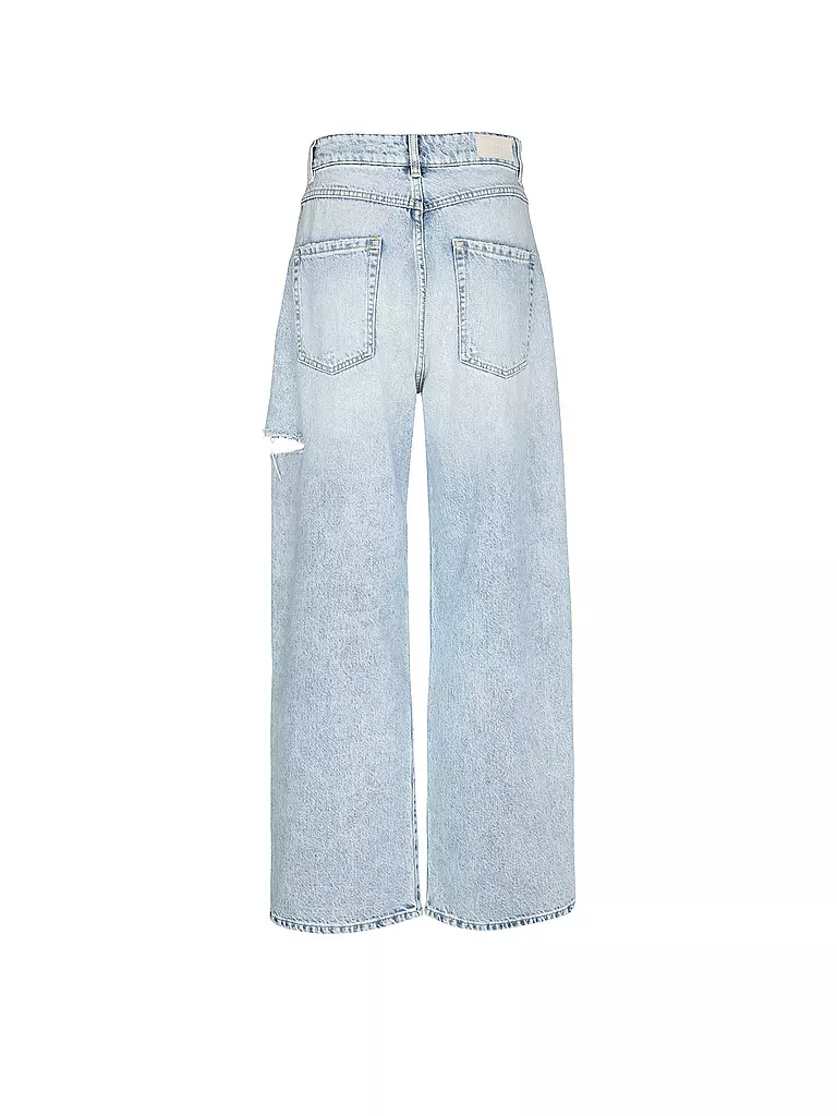 ICON DENIM Jeans Flared Fit POPPY hellblau
