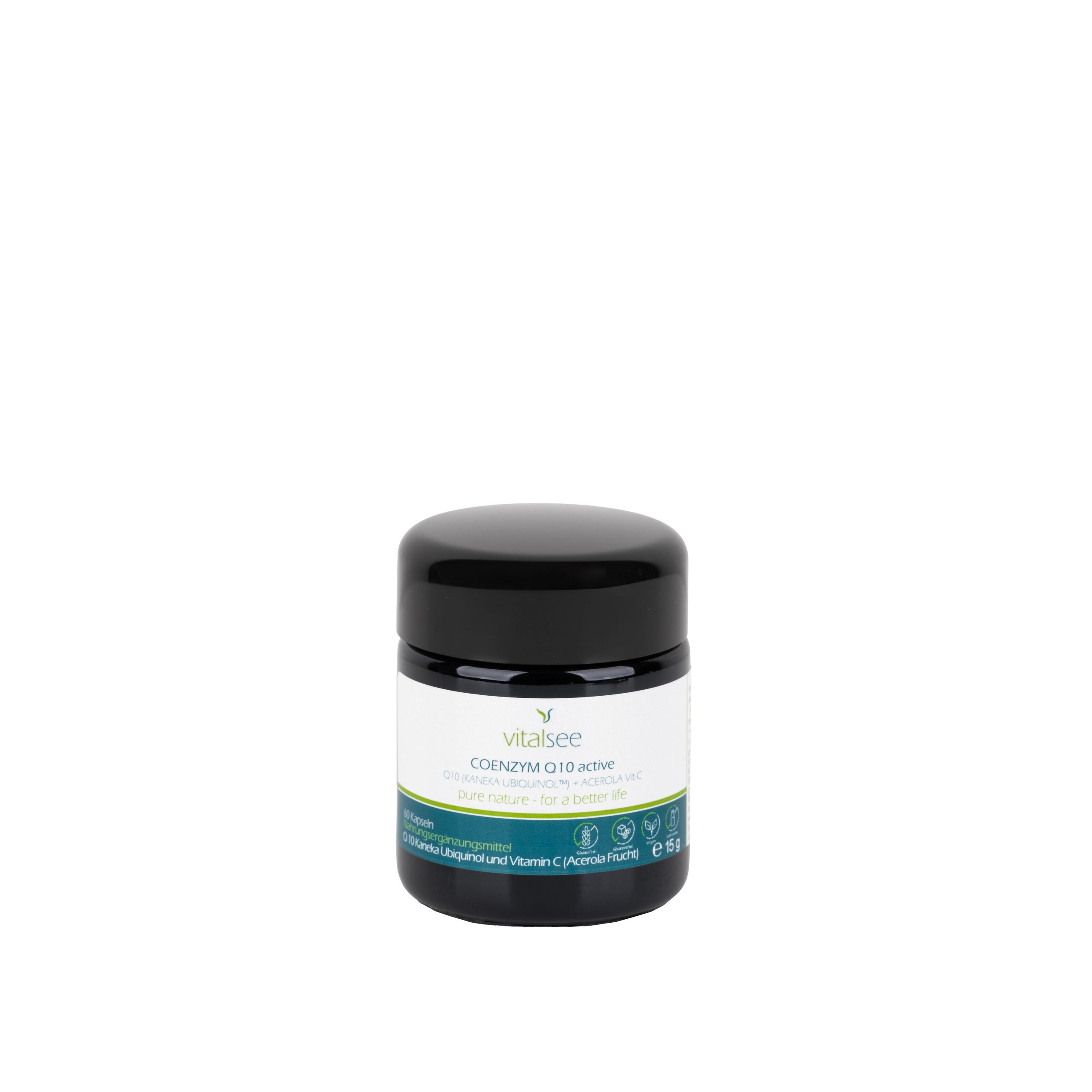 Vitalsee COENZYM Q10 active (KANEKA UBIQUINOL TM) +Vitamin C (Acerola Frucht)