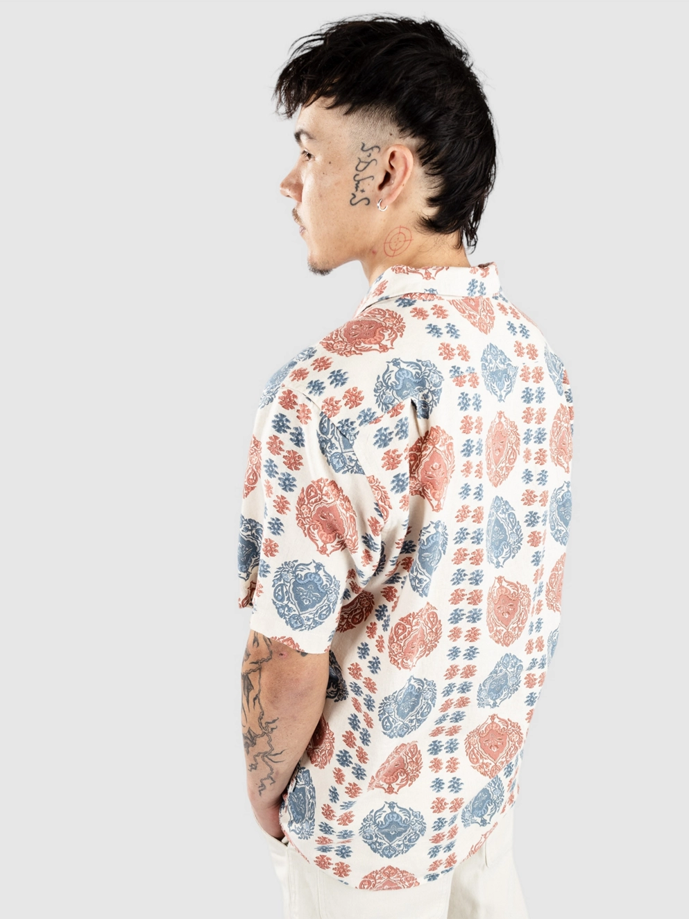 Rhythm Valley Stripe Shirt cream