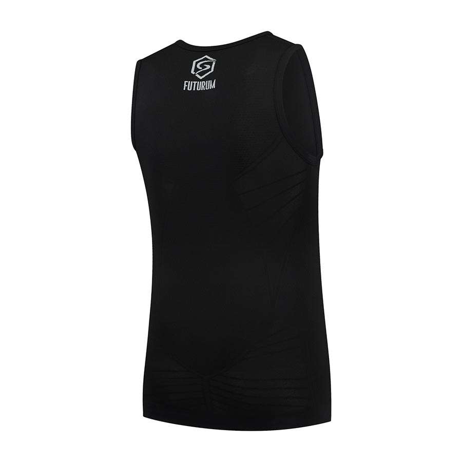 FUTURUM Xtra Cool Recycled Ondershirt Mouwloos Zwart Heren