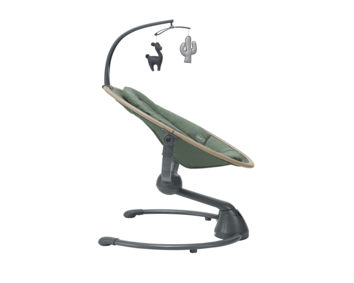 Cassia Elektrische Schaukel 0 - 6 M   0 - 9 kg    Automatische Bewegungserkennung  |    Um 360° drehbarer Sitz  |    12 beruhigende Melodien  |    Besonders geringes Gewicht |