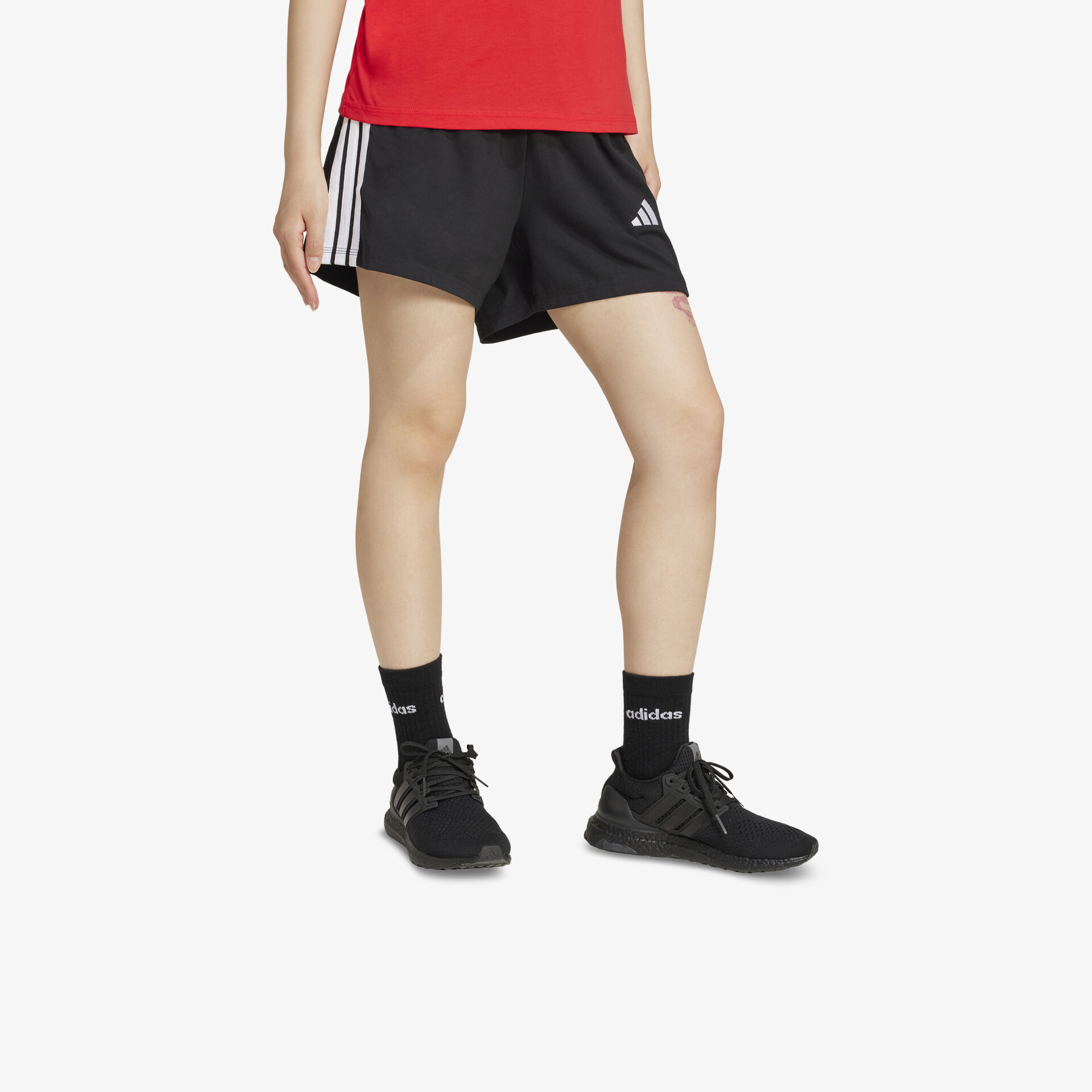adidas Essentials 3 Streifen Cotton Damen Hosen & Leggins