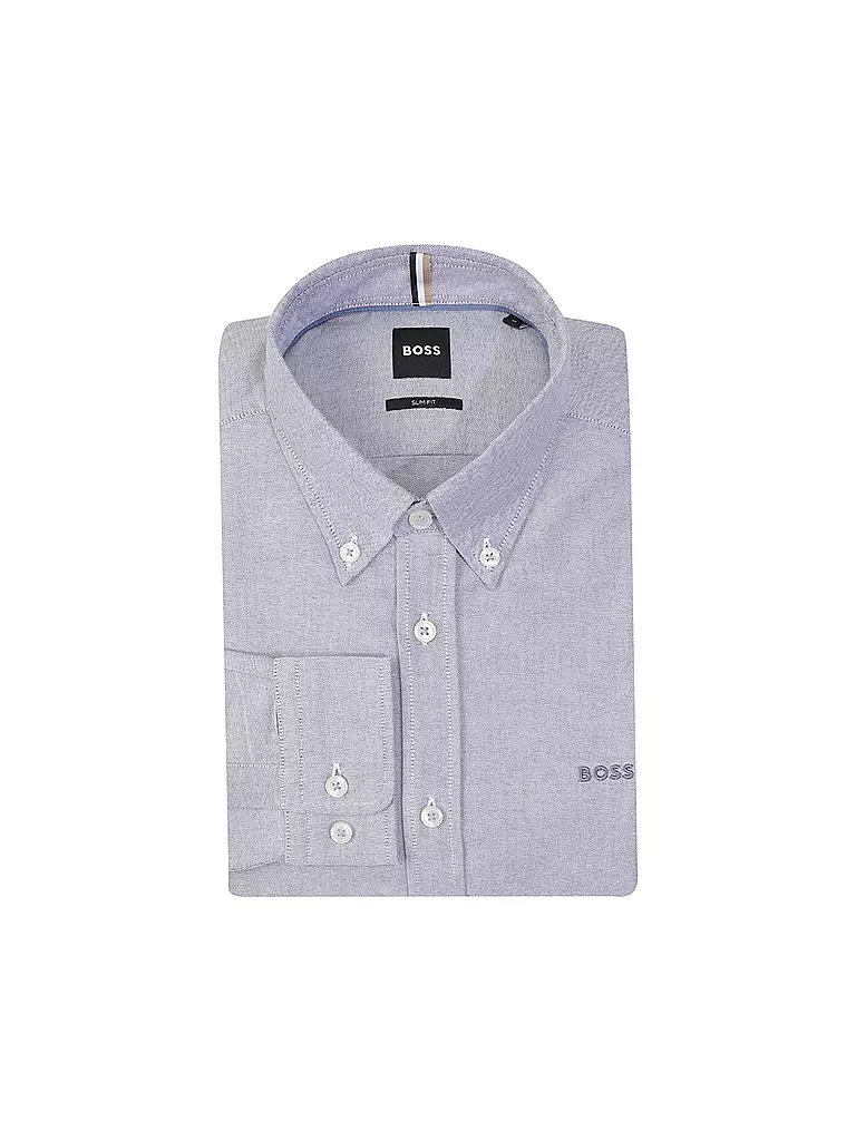 BOSS Hemd ROAN Slim Fit dunkelblau