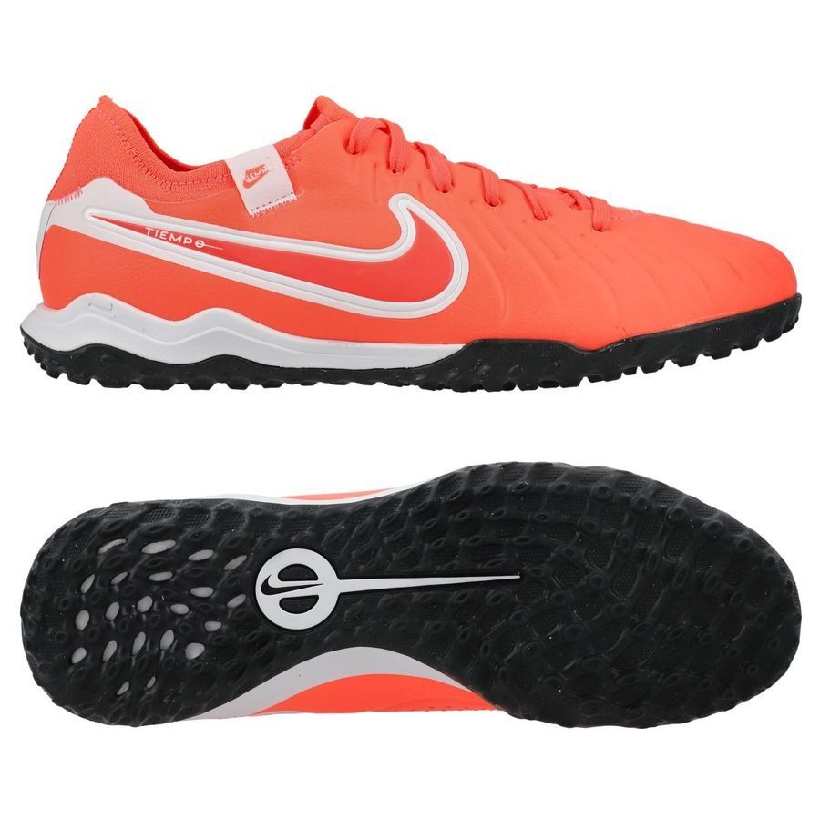 Nike Tiempo Legend 10 Pro TF Mad Energy - Hot Lava/Blanc