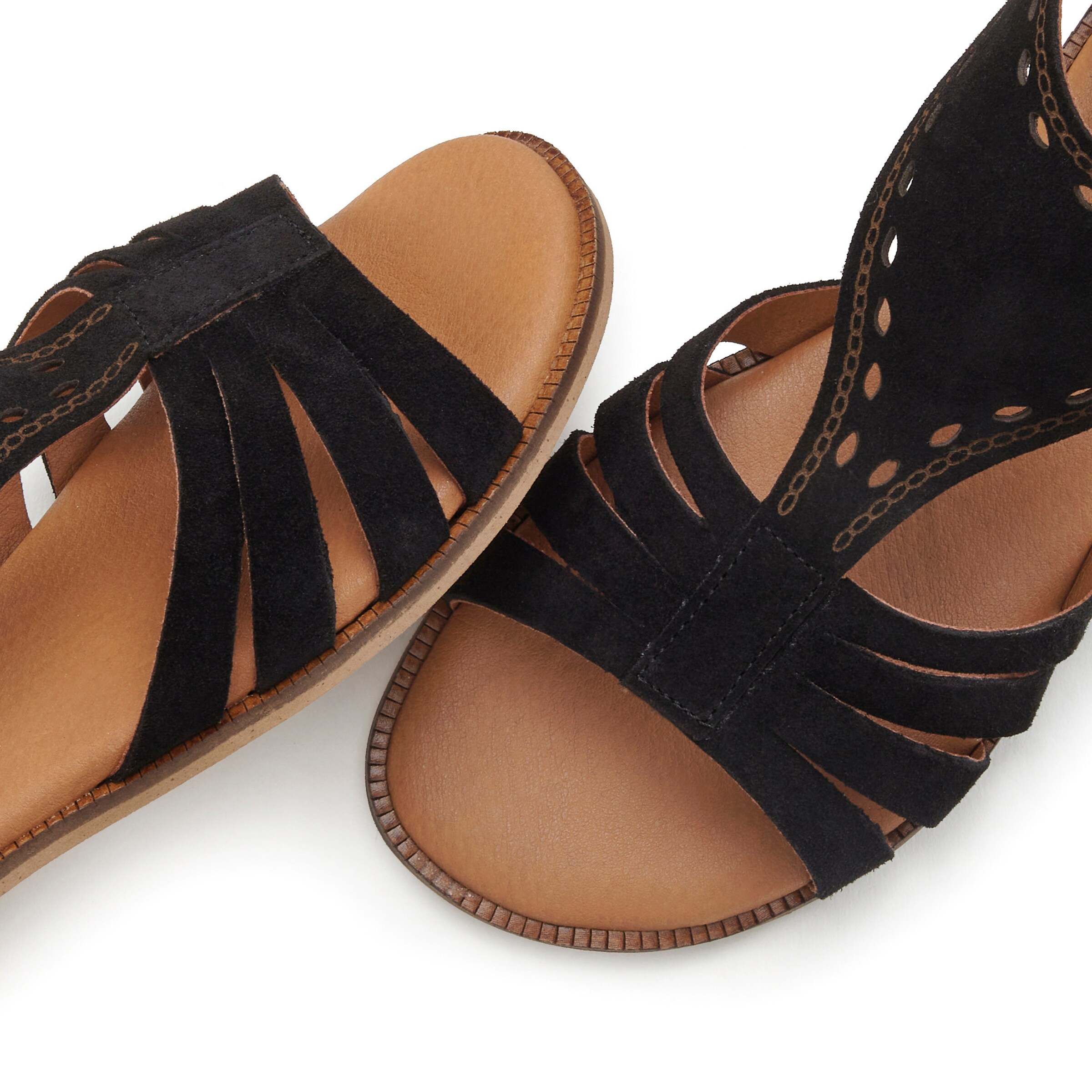 LASCANA Sandale in schwarz
