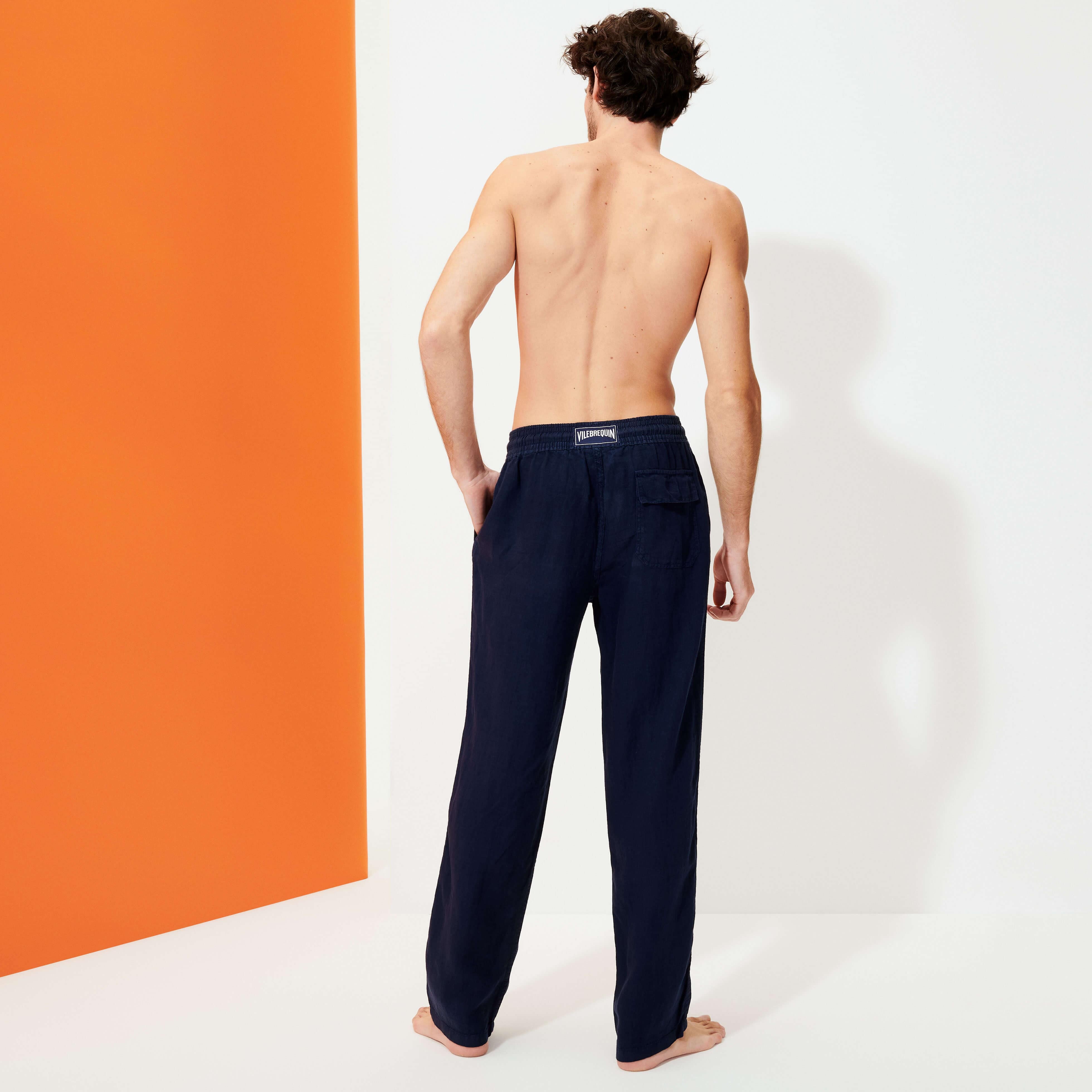 Pantalon en Lin homme uni | Site Vilebrequin | PACP613P