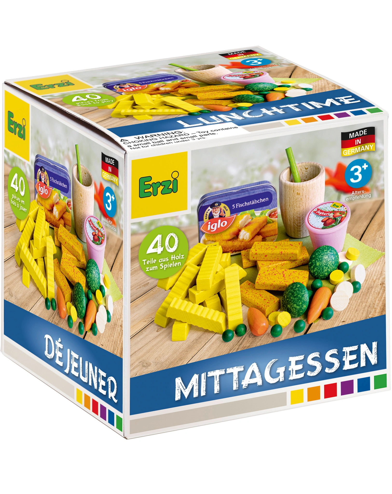 Kaufladenzubehör MITTAGESSEN 40-teilig