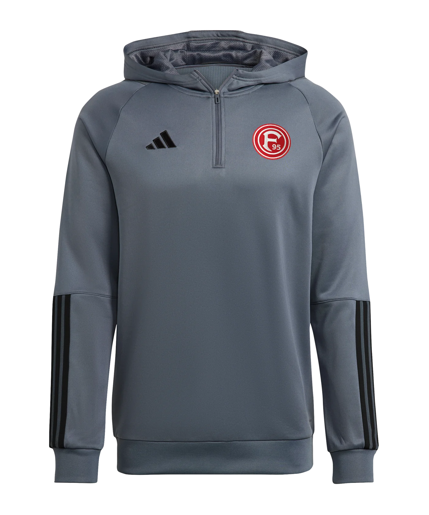 adidas Fortuna Düsseldorf Kapuzenjacke Grau