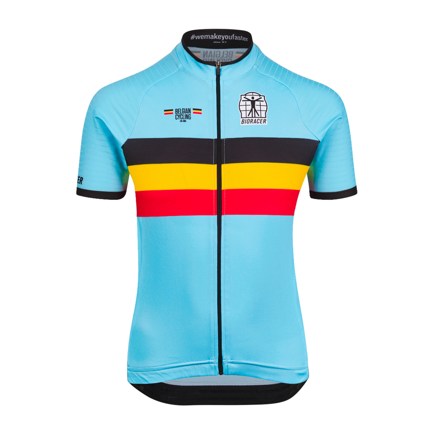 Bioracer Official Belgian Cycling Icon Jersey til Børn