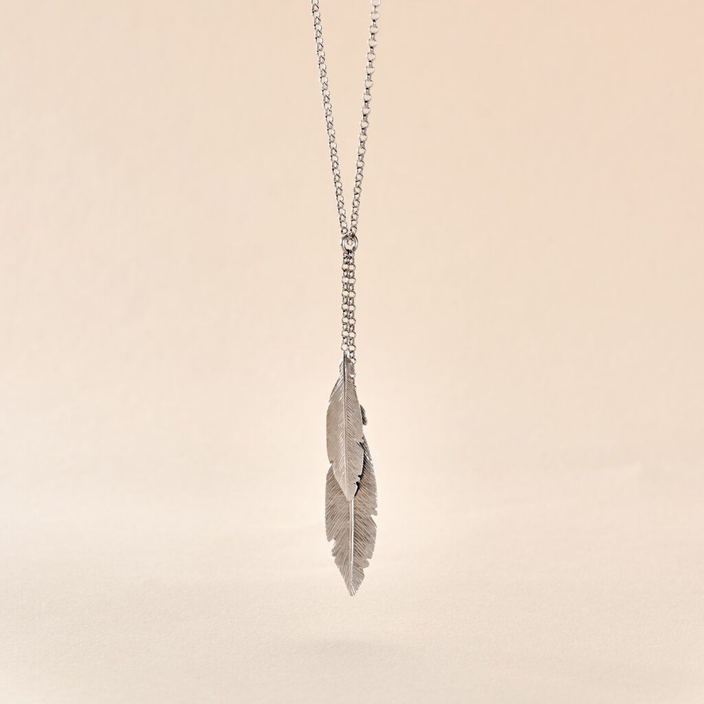 Collier Euriell Argent Blanc