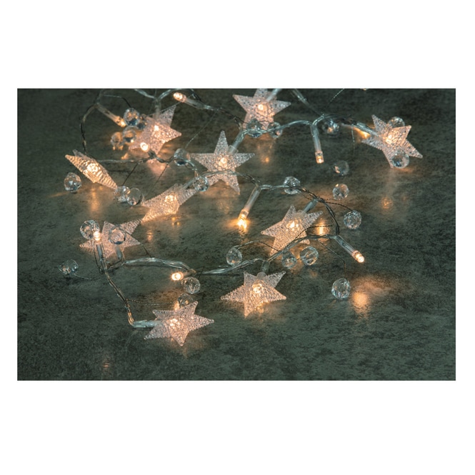 20er LED-Lichterkette - Sterne - ca. 95 cm