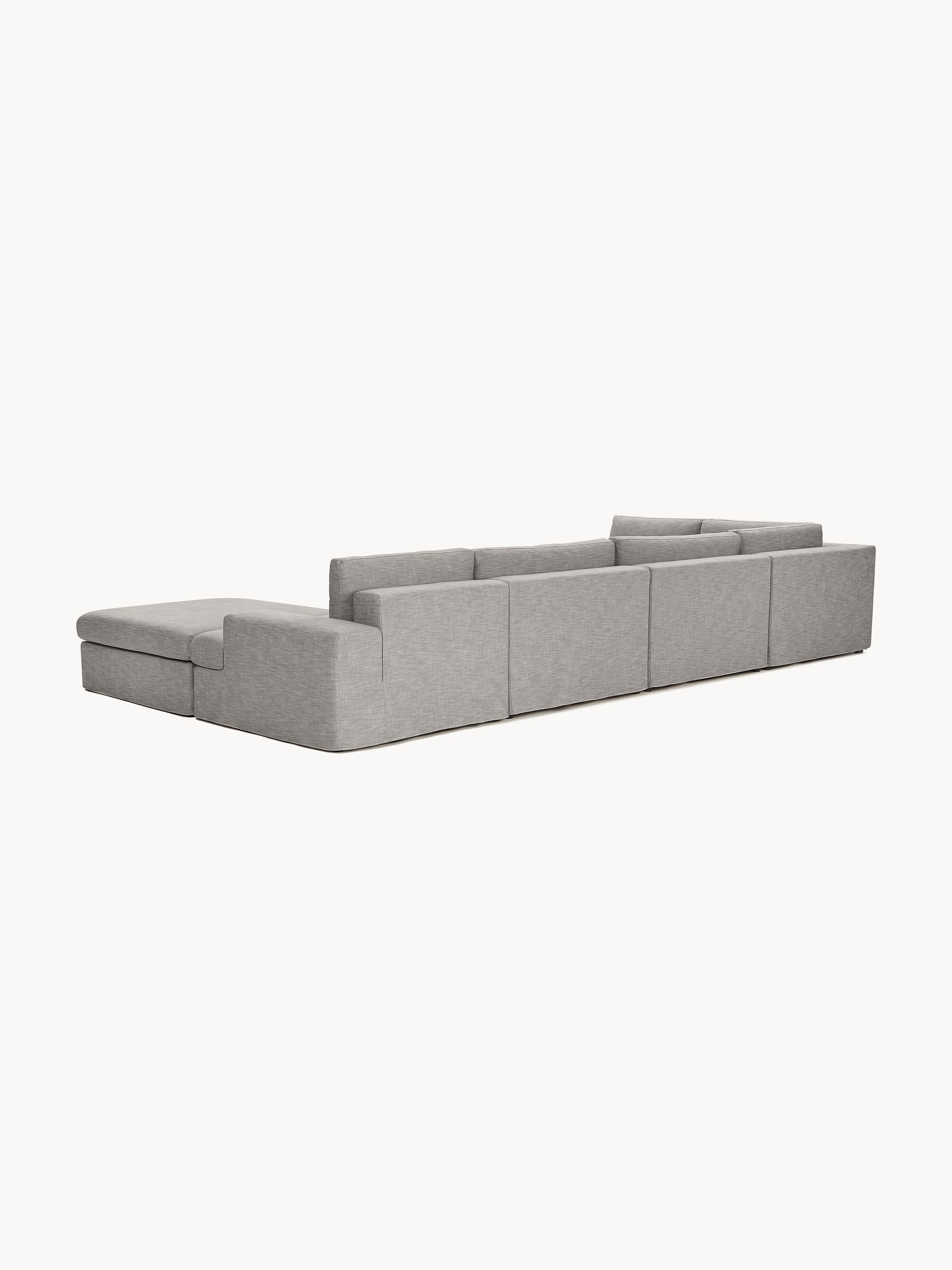 Modulaire U-bank Russell met afneembaar hoezen