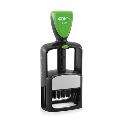 Colop S 360 Office Line - Tampon dateur personnalisable - 4 lignes - format rectangulaire