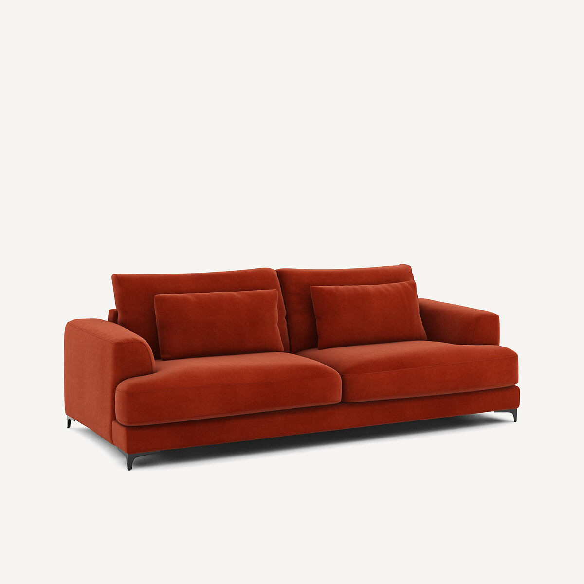 AM.PM<br>Sofá-cama de veludo de 4 lugares, Marsile