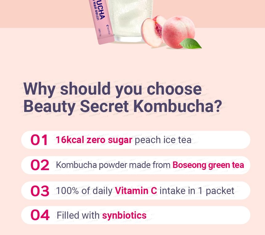 BOTO - Beauty Secret Kombucha Perzik IJsthee