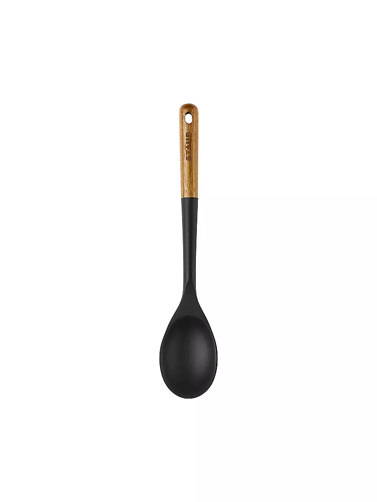 STAUB Servierlöffel 31cm Akazie / Silikon braun
