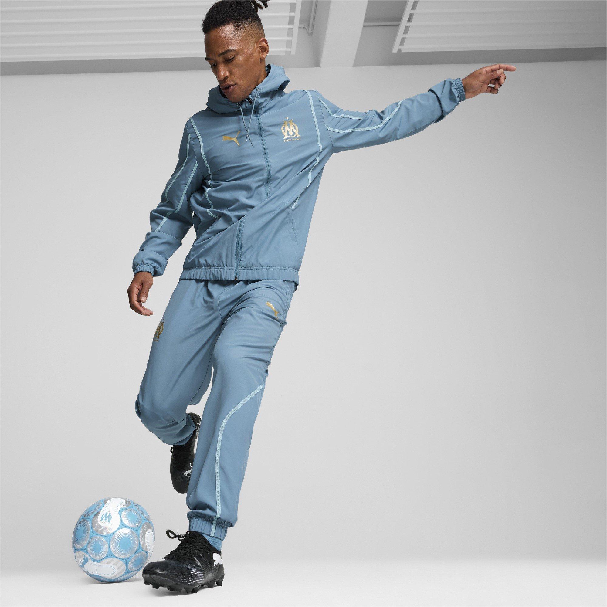 Puma Olympique De Marseille Pre Match Woven Jacket 2024 2025 Adults