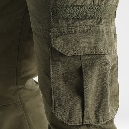 Lot De 2 Pantalons Cargo 2737 2739 Noir Vert Kaki