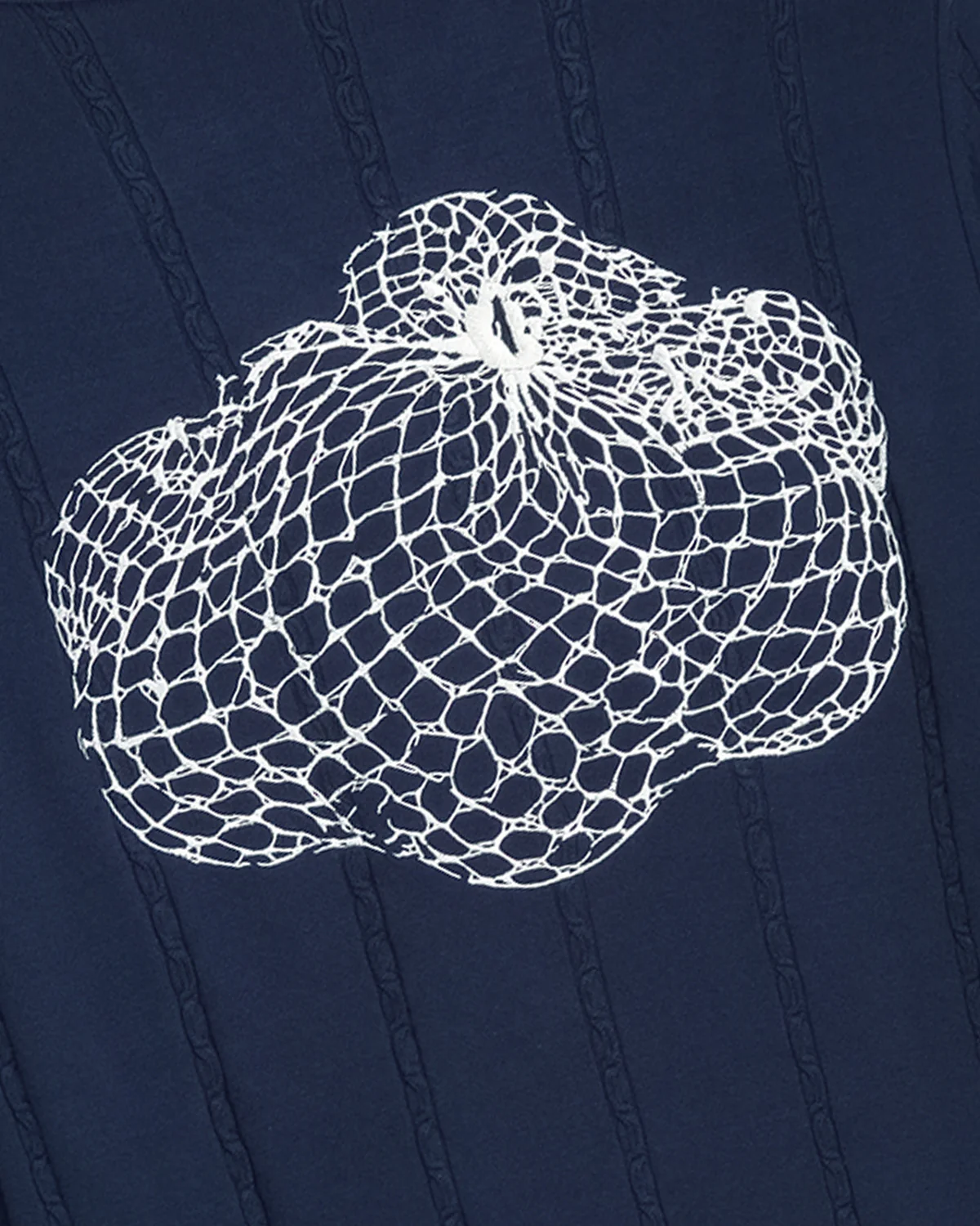 Knit Football Jersey Navy