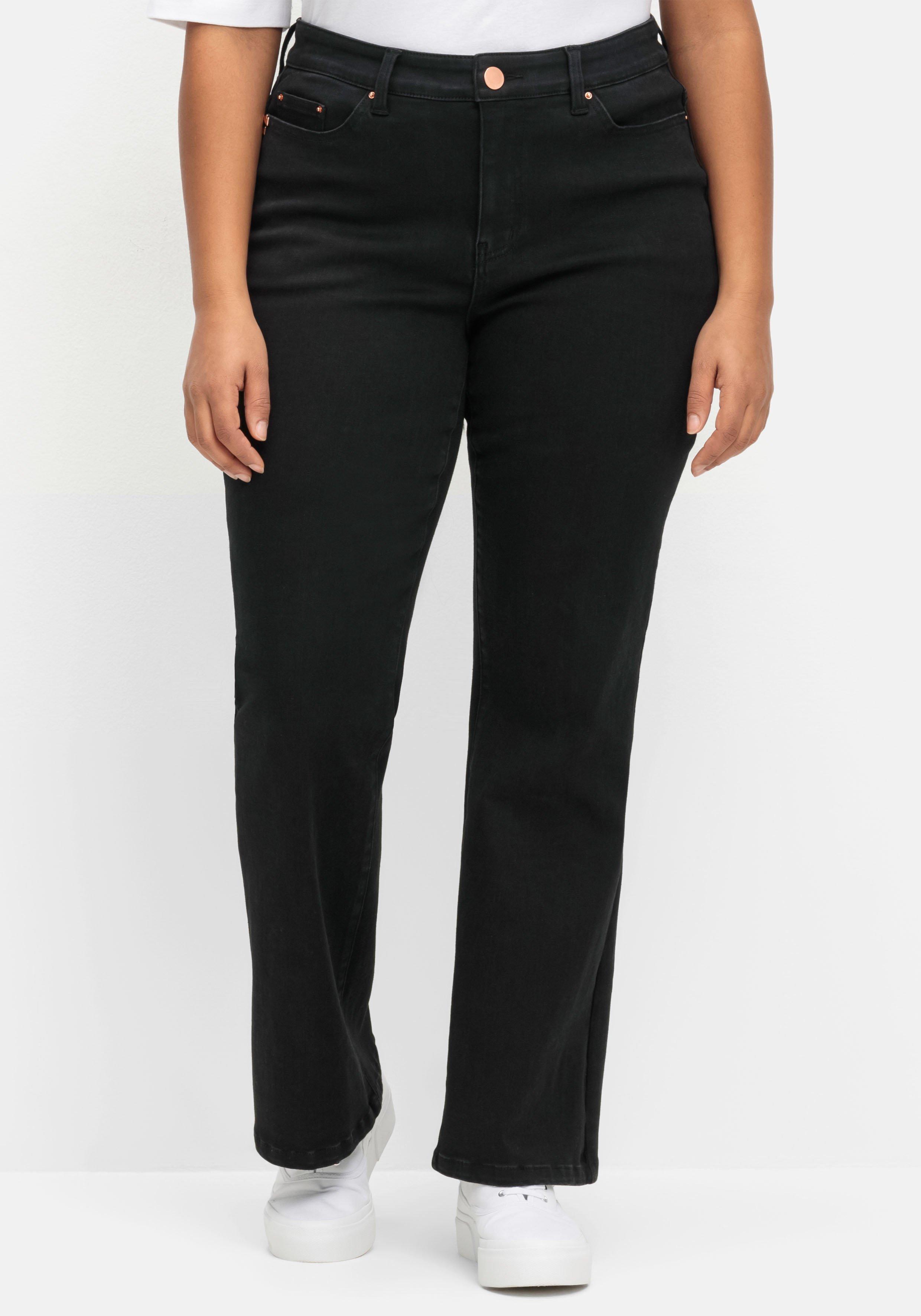 Bootcut Stretch-Jeans mit Bodyforming-Effekt