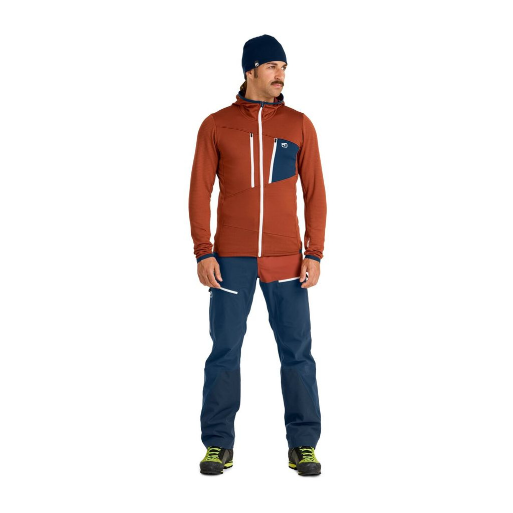 Fleece Grid Hoody M