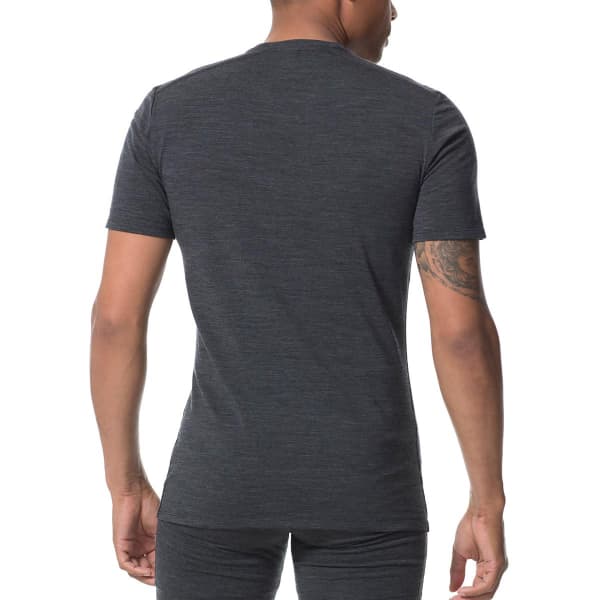 T-shirt randonnée ICEBREAKER ANATOMICA SS CREWE JET HTHR/BLACK