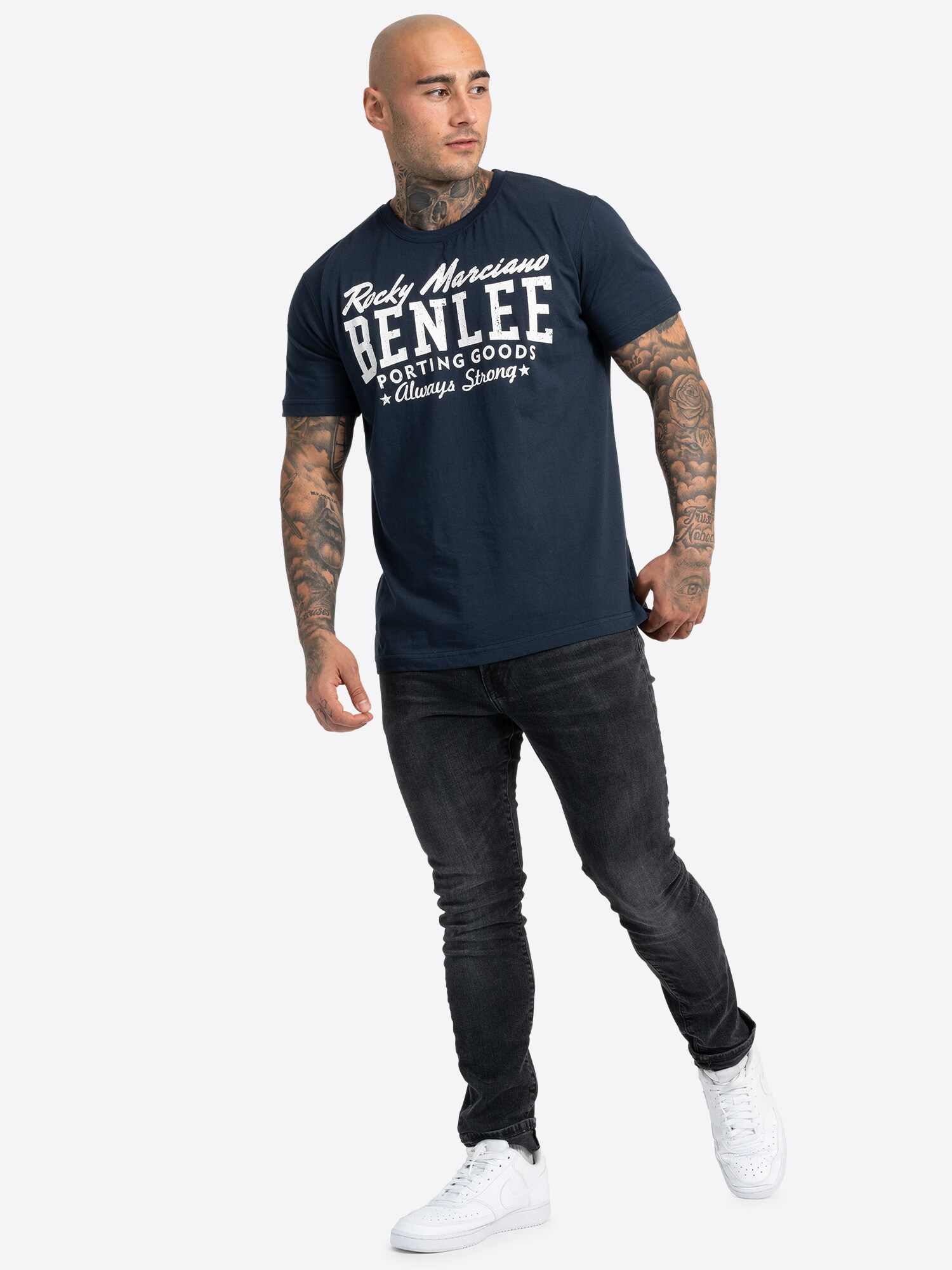 BENLEE Herren T-Shirt normale Passform RETRO LOGO