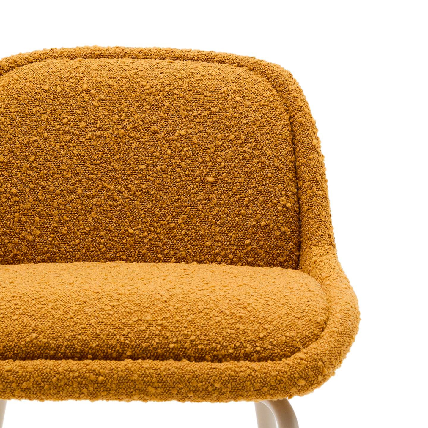 Kave Home Barhocker AIMIN senfgelb/beige