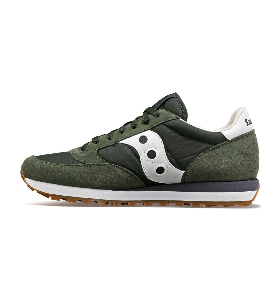 Tênis Saucony Jazz Original em couro, cinza escuro