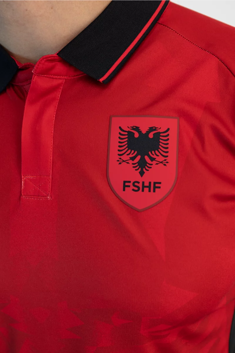 Macron Albanien Home Replica Herren Fussballtrikot EM 2024