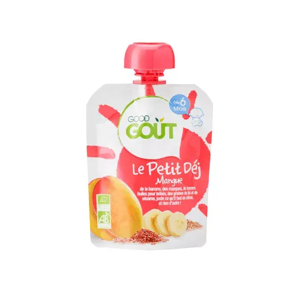 Bolsa Good Goût Le Petit Dèj Manga +6m Orgânico 70g