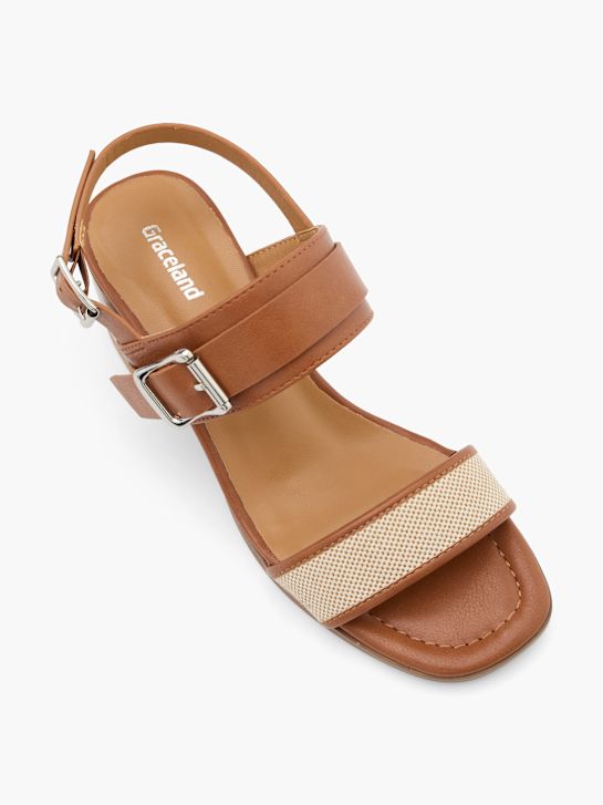 Graceland Sandalette Braun