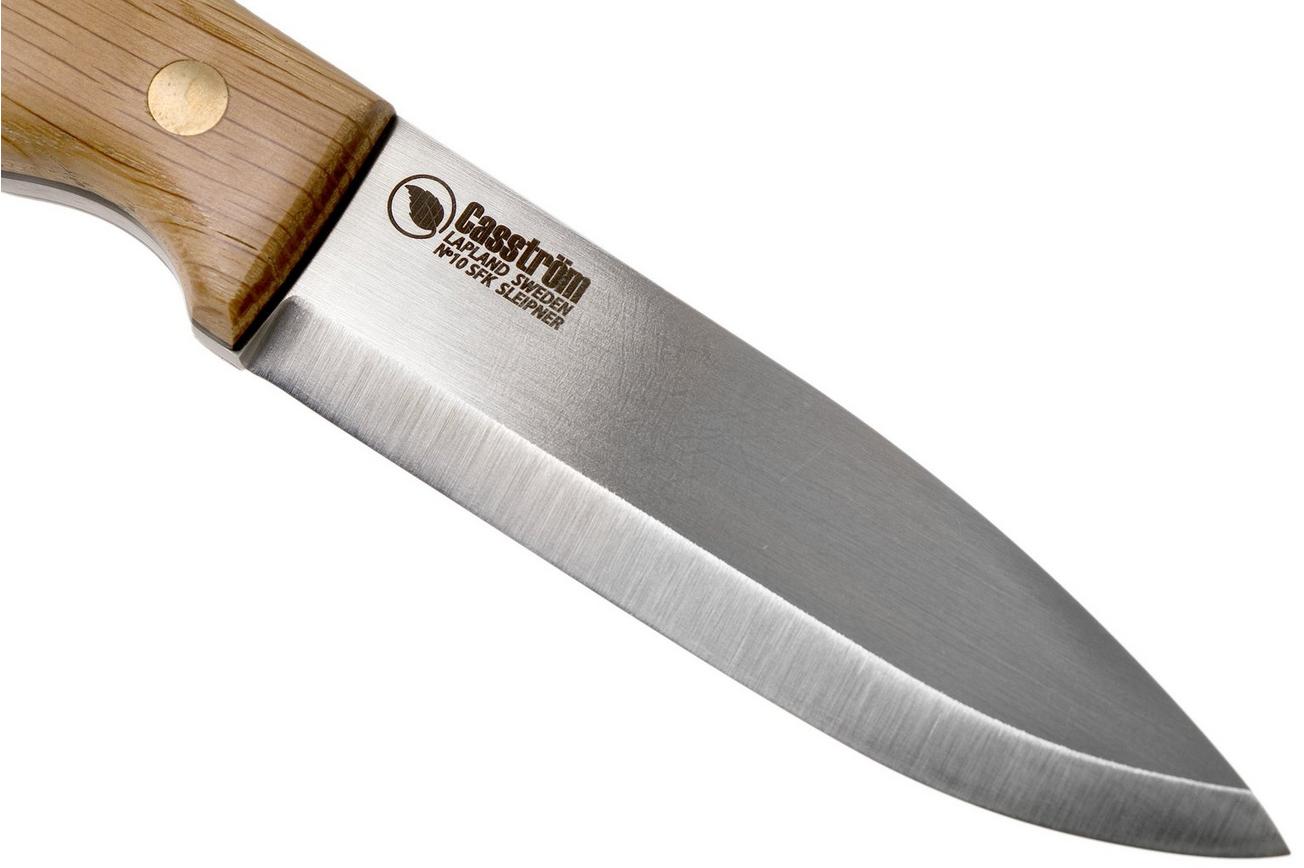 Casström No. 10 Swedish Forest Knife Oak Wood, Sleipner Scandi Grind 13101