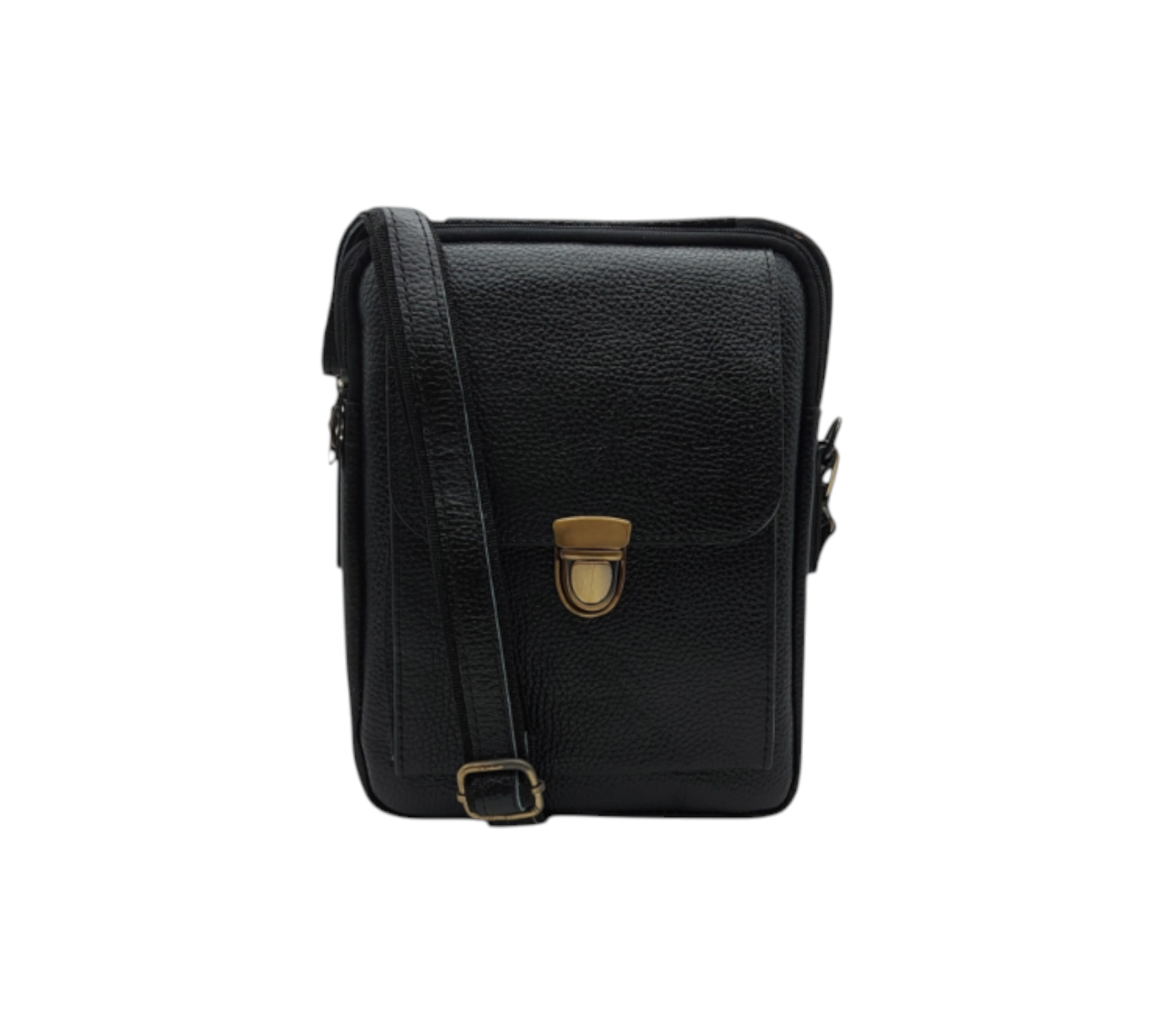 Elba – compacte leren schoudertas (unisex)