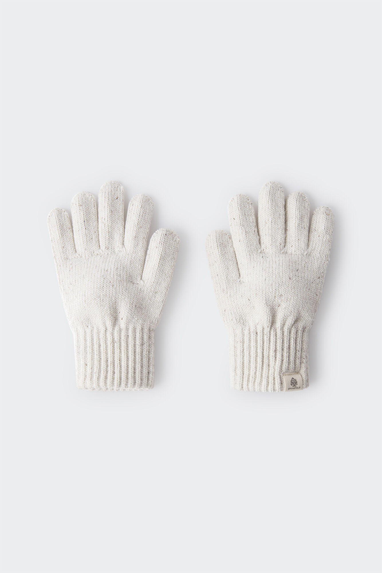 Luvas de malha mesclada para meninas
