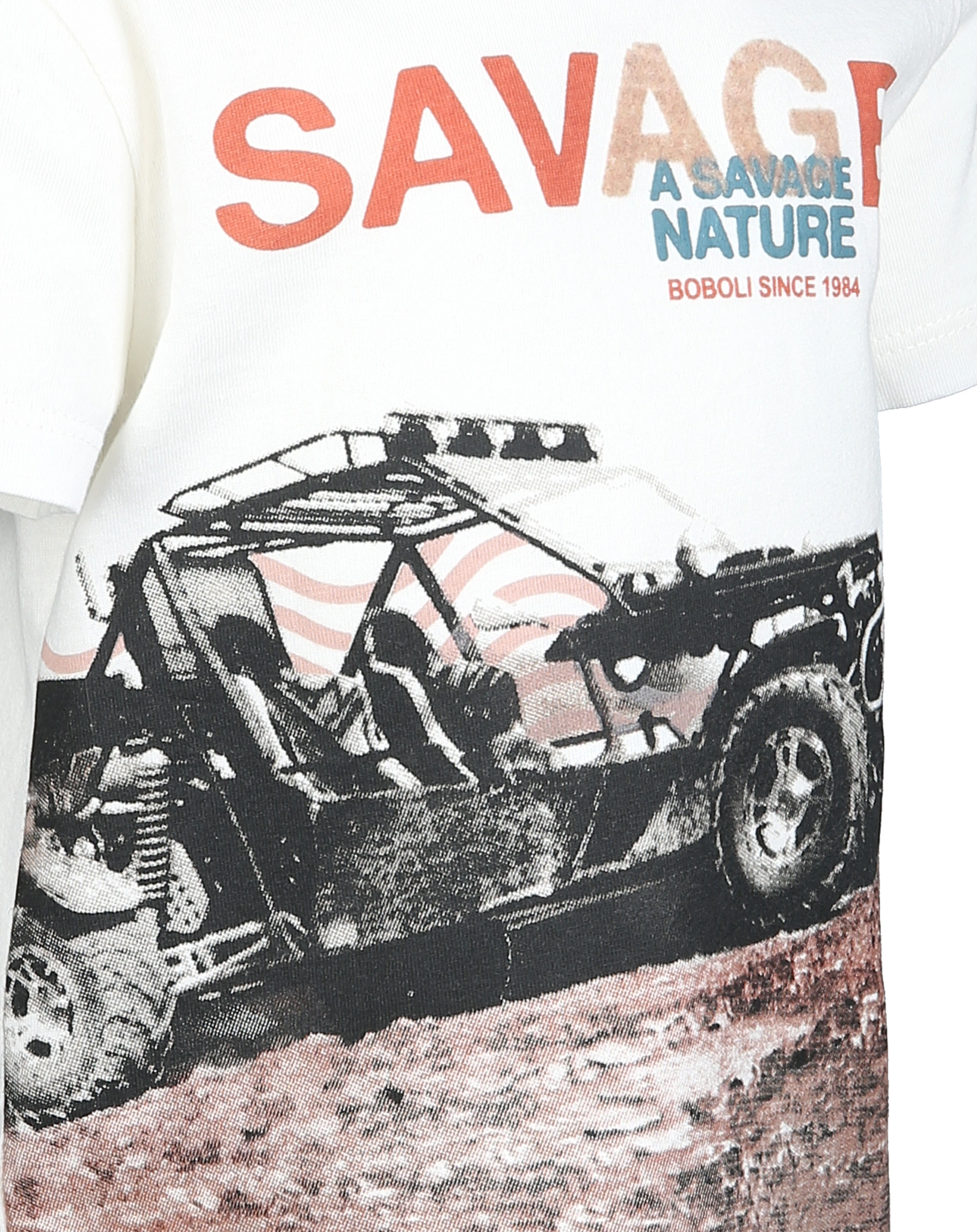T-Shirt SAVAGE in weiß