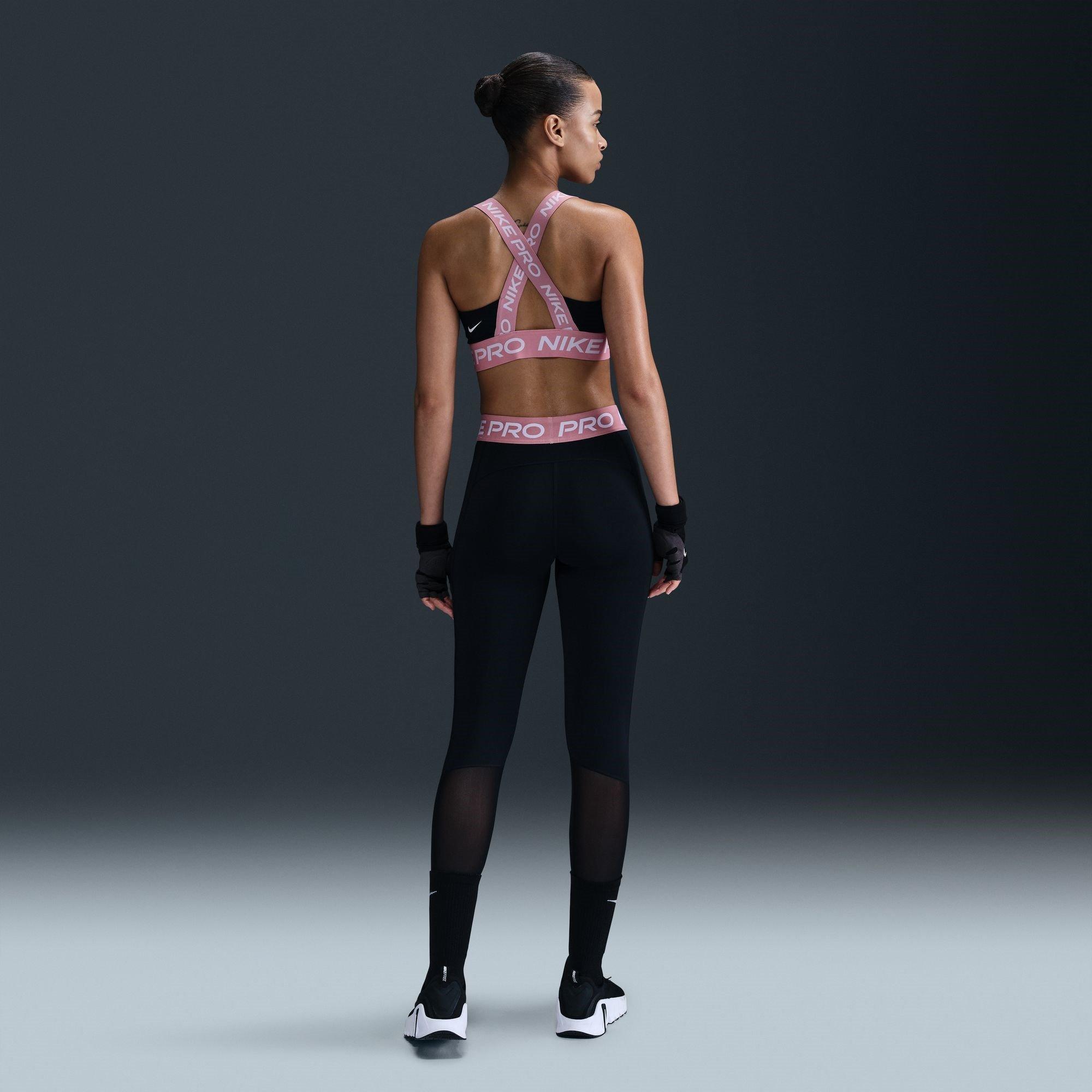 Nike Pro Womens Mid Rise Mesh Panelled Leggings