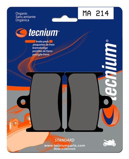 Plaquettes de freins Tecnium route organique - MA214