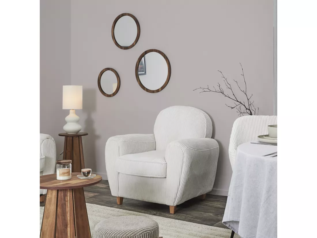 Fauteuil Club Cotele Scott Beige M1
