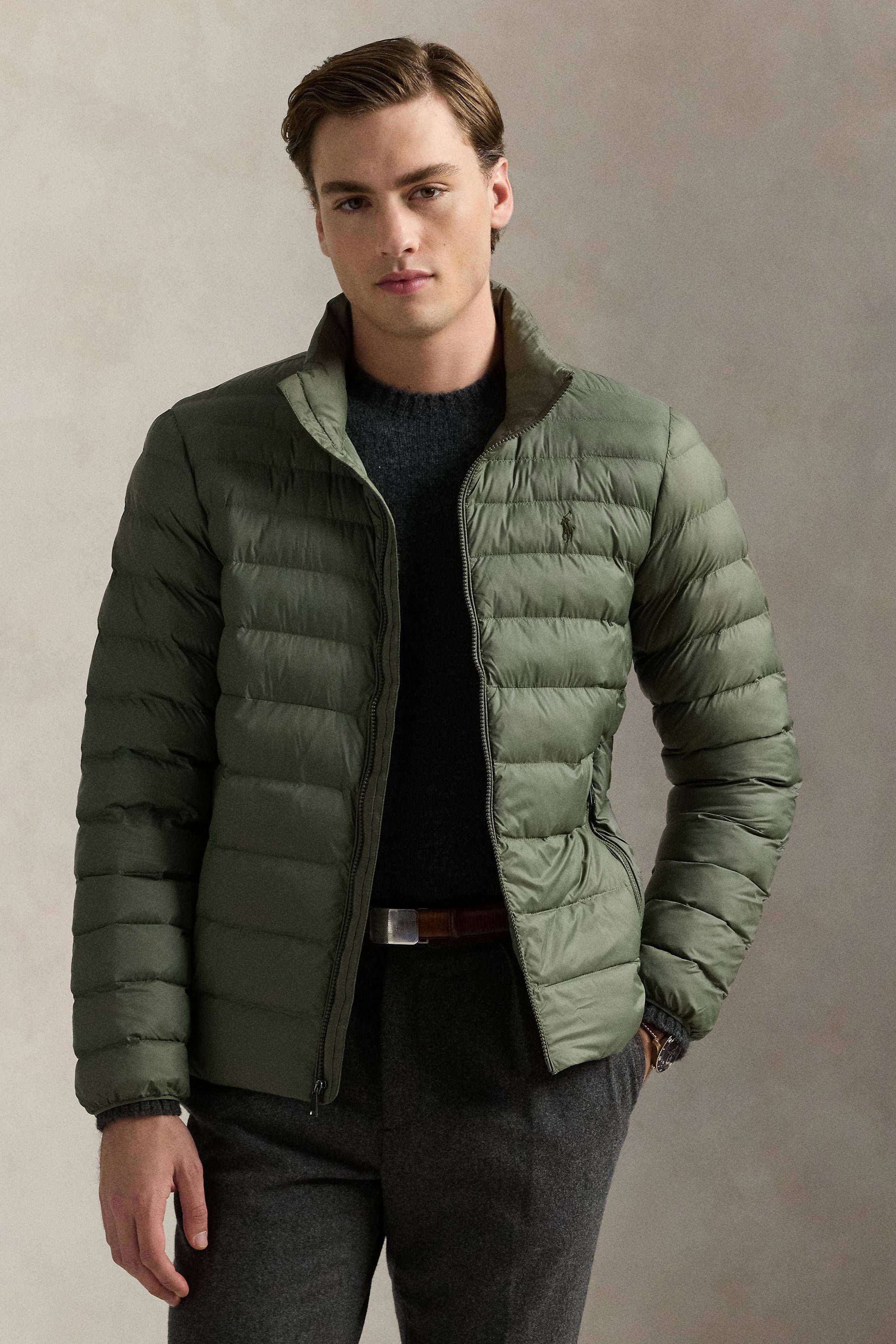 POLO Ralph Lauren gewatteerde jas groen
