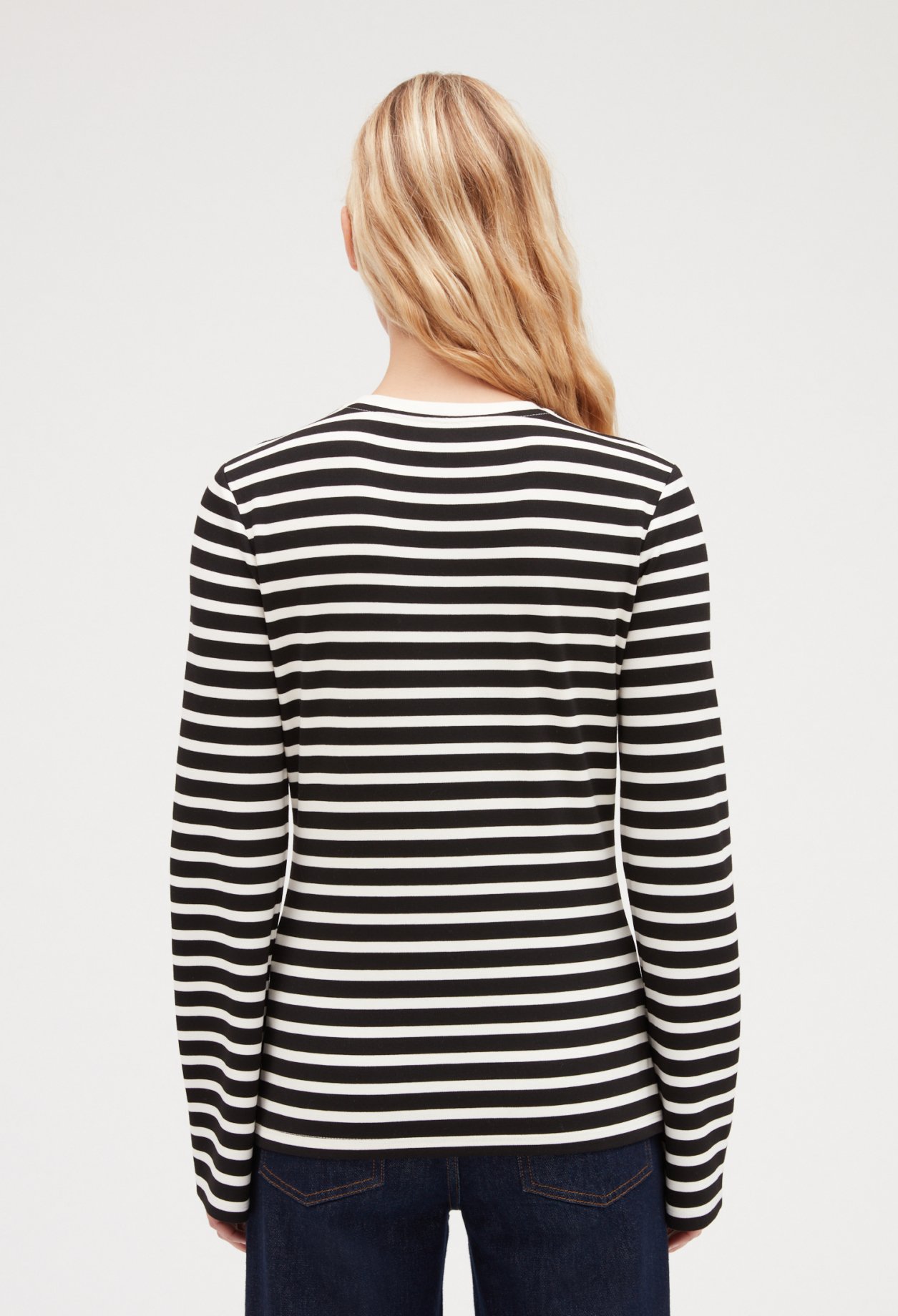 T-shirt bicolore rayures