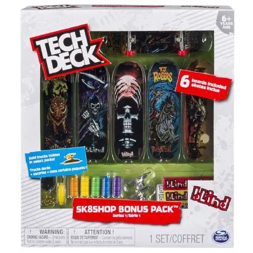 Tech Deck Bonus Sk8 Shop Asst. Finger Skateboard Pak