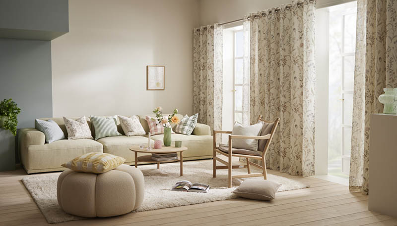 Ingrid gardin 140x160 beige