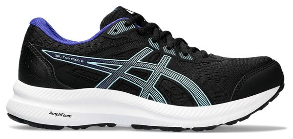 Chaussures Running Asics Gel-Contend 8 Noir/Bleu Femme