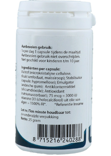 Springfield D3-Vegan 3000IU Capsules 90SG