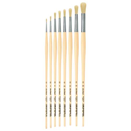da Vinci SYNTHETIC BRISTLE rund, Serie 8729