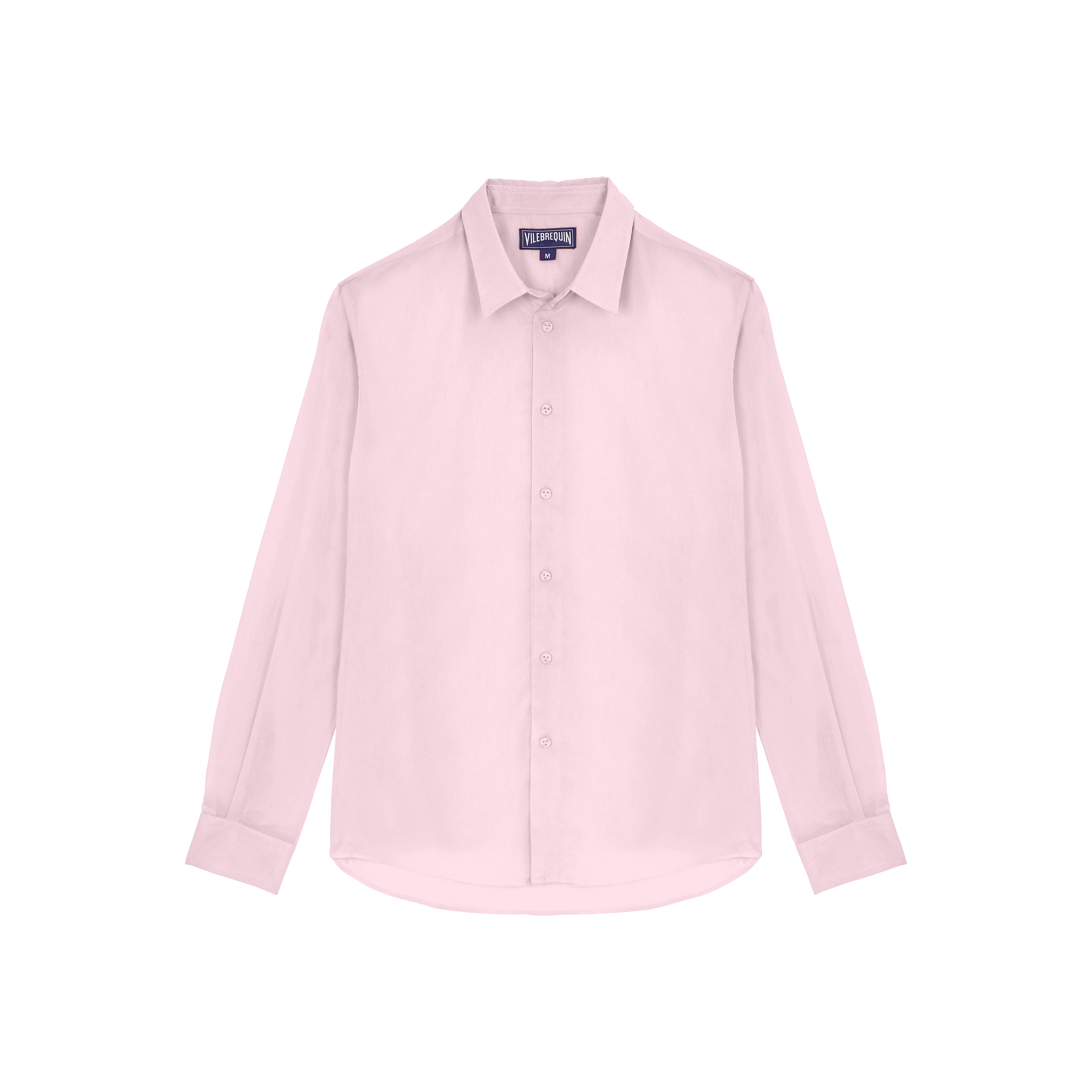 Chemise Légère en Voile de Coton Unisexe Unie